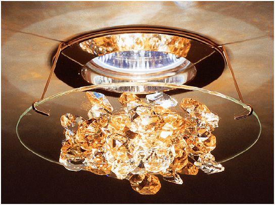 Swarovski | ICE SUNSET gold  Swarovski A.8992 NR 030 017  D110 H42 d65 h98